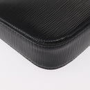LOUIS VUITTON Epi Electric Pochette Accessoires Pouch Black M4080N Auth SW1783-15