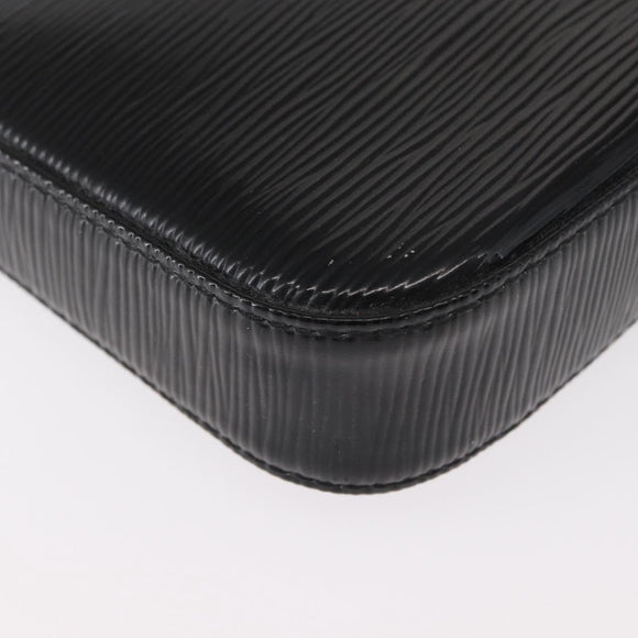 LOUIS VUITTON Epi Electric Pochette Accessoires Pouch Black M4080N Auth SW1783