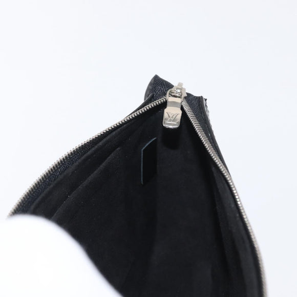 LOUIS VUITTON Epi Electric Pochette Accessoires Pouch Black M4080N Auth SW1783
