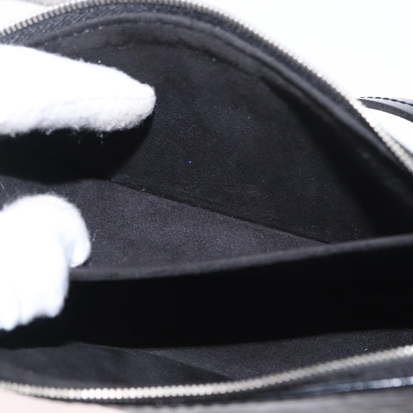 LOUIS VUITTON Epi Electric Pochette Accessoires Pouch Black M4080N Auth SW1783