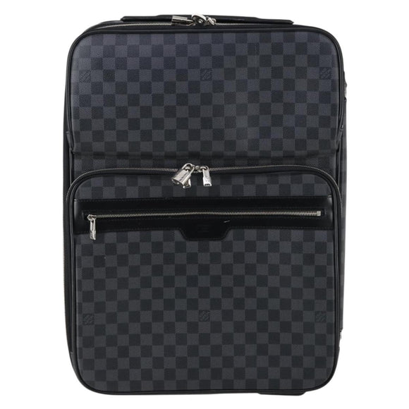 LOUIS VUITTON Damier Graphite Pegas 55 N23300 LV Auth SW1785