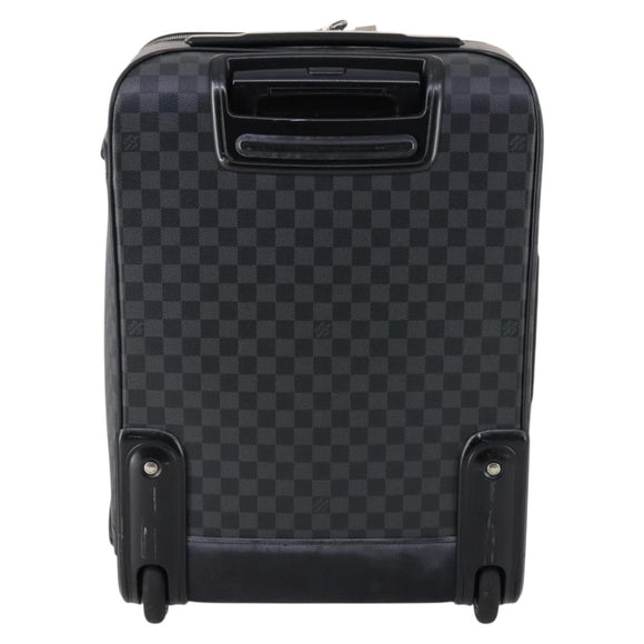 LOUIS VUITTON Damier Graphite Pegas 55 N23300 LV Auth SW1785