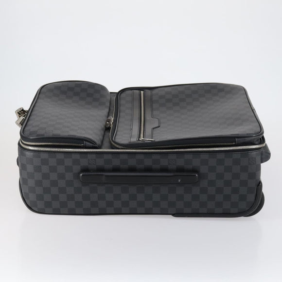 LOUIS VUITTON Damier Graphite Pegas 55 N23300 LV Auth SW1785
