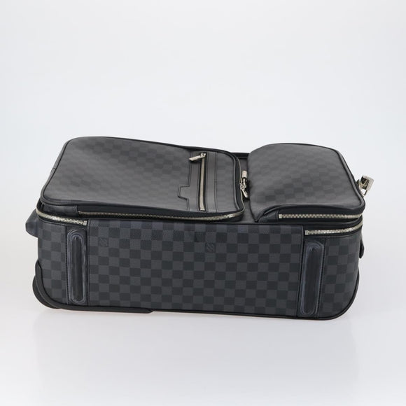LOUIS VUITTON Damier Graphite Pegas 55 N23300 LV Auth SW1785