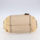 Chloe Tote Bag Leather Beige Brown Auth SW1787-9