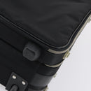 PRADA Carry Case Nylon Leather Black Silver Auth SW1789-14