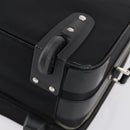 PRADA Carry Case Nylon Leather Black Silver Auth SW1789-16