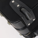 PRADA Carry Case Nylon Leather Black Silver Auth SW1789-17