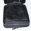 PRADA Carry Case Nylon Leather Black Silver Auth SW1789-23