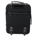 PRADA Carry Case Nylon Leather Black Silver Auth SW1789-3