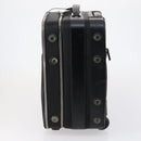 PRADA Carry Case Nylon Leather Black Silver Auth SW1789-7