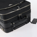 PRADA Carry Case Nylon Leather Black Silver Auth SW1789-8
