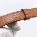 CELINE Macadam Canvas Shoulder Bag PVC Leather Brown Gold Auth SW1792-22