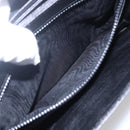 FENDI Shoulder Bag Leather Black Gold Auth SW1797-12