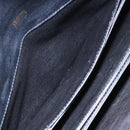 FENDI Shoulder Bag Leather Black Gold Auth SW1797-23