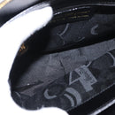 Salvatore Ferragamo Gancini Hand Bag Leather Black Gold Auth SW1799-17