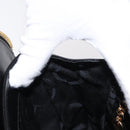 Salvatore Ferragamo Gancini Hand Bag Leather Black Gold Auth SW1799-19