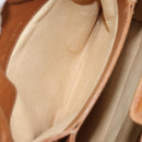 GUCCI Shoulder Bag Leather Brown Gold Auth SW1800-23