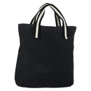 GUCCI GG Canvas Sherry Line Hand Bag Black 123439 Auth SW1801-1