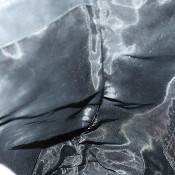 GUCCI GG Canvas Sherry Line Hand Bag Black 123439 Auth SW1801