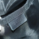 GUCCI GG Canvas Sherry Line Hand Bag Black 123439 Auth SW1801-19