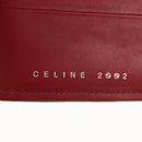 CELINE Bifold Wallet Leather White Auth SW1804AV-20