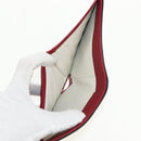 CELINE Bifold Wallet Leather White Auth SW1804AV-11