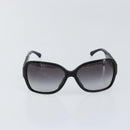 CHANEL Sunglasses plastic Black CC Auth SW1805-2