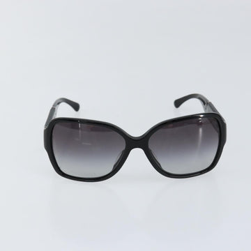 CHANEL Sunglasses plastic Black CC Auth SW1805 - 0
