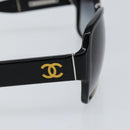 CHANEL Sunglasses plastic Black CC Auth SW1805-8