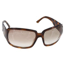 CHANEL Sunglasses plastic Brown CC Auth SW1806-1