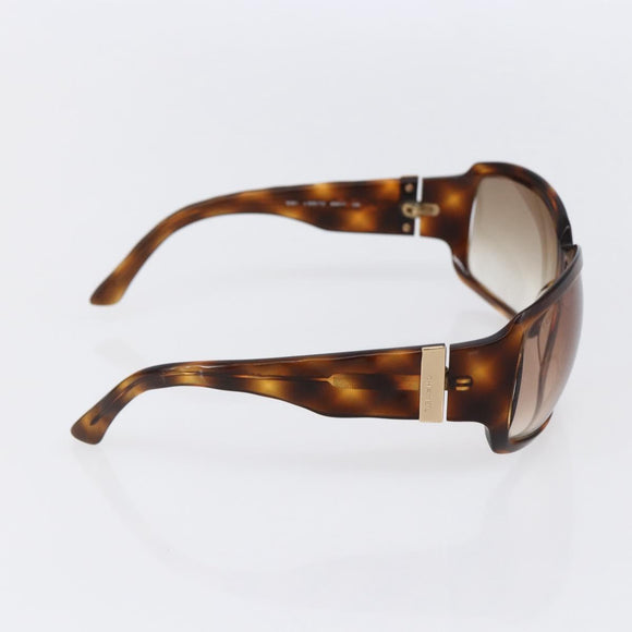 CHANEL Sunglasses plastic Brown CC Auth SW1806