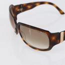 CHANEL Sunglasses plastic Brown CC Auth SW1806-7