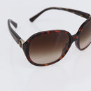 CHANEL Sunglasses plastic Brown CC Auth SW1807-6
