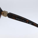 CHANEL Sunglasses plastic Brown CC Auth SW1807-9