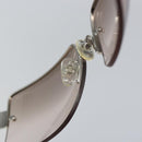CHANEL Sunglasses plastic Clear CC Auth SW1808-10