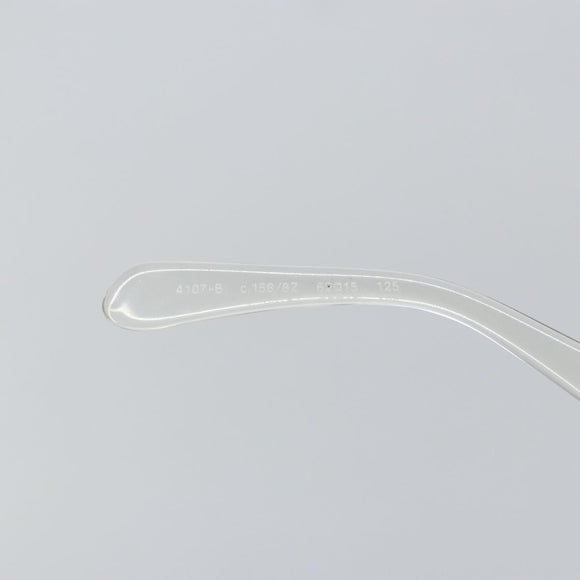 CHANEL Sunglasses plastic Clear CC Auth SW1808