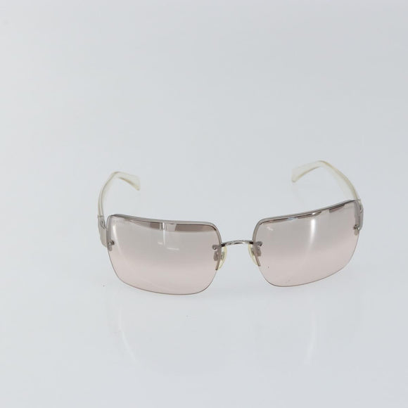 CHANEL Sunglasses plastic Clear CC Auth SW1808