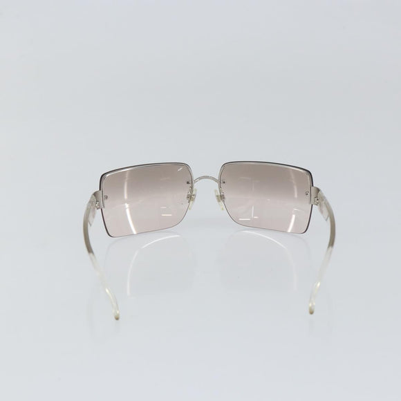 CHANEL Sunglasses plastic Clear CC Auth SW1808