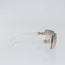 CHANEL Sunglasses plastic Clear CC Auth SW1808-5
