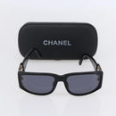 CHANEL Sunglasses plastic Black CC Auth SW1810-11