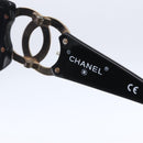 CHANEL Sunglasses plastic Black CC Auth SW1810-9