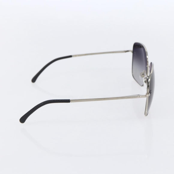 CHANEL Sunglasses plastic Black CC Auth SW1811