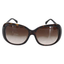 CHANEL Sunglasses plastic Brown CC Auth SW1812-2