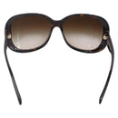 CHANEL Sunglasses plastic Brown CC Auth SW1812-3