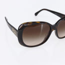 CHANEL Sunglasses plastic Brown CC Auth SW1812-6
