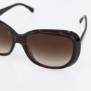 CHANEL Sunglasses plastic Brown CC Auth SW1812-7