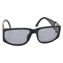CHANEL Sunglasses plastic Black CC Auth SW1813-1