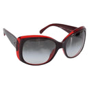 CHANEL Sunglasses plastic Red CC Auth SW1814-1