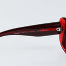 CHANEL Sunglasses plastic Red CC Auth SW1814-10